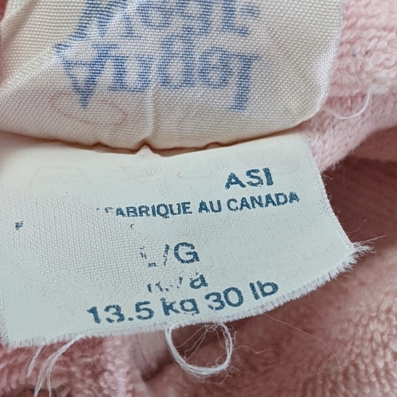 𝅺Vintage Terrycloth Sleeper Giraffe Pink Baby - Picture 4 of 6
